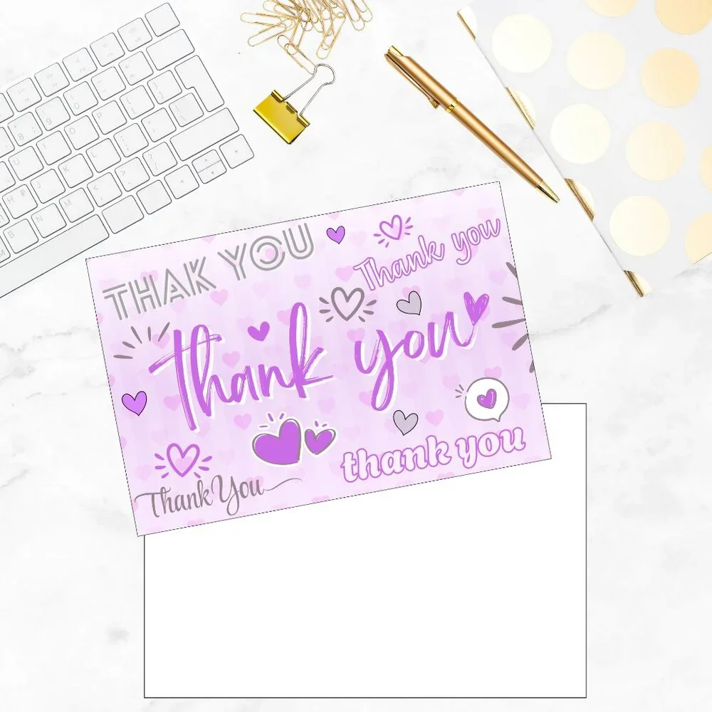 60 Poshmark Shopping Thank You Cards 4 x 3
